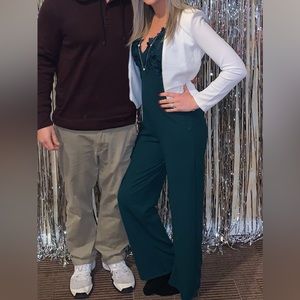 Emerald green jumpsuit